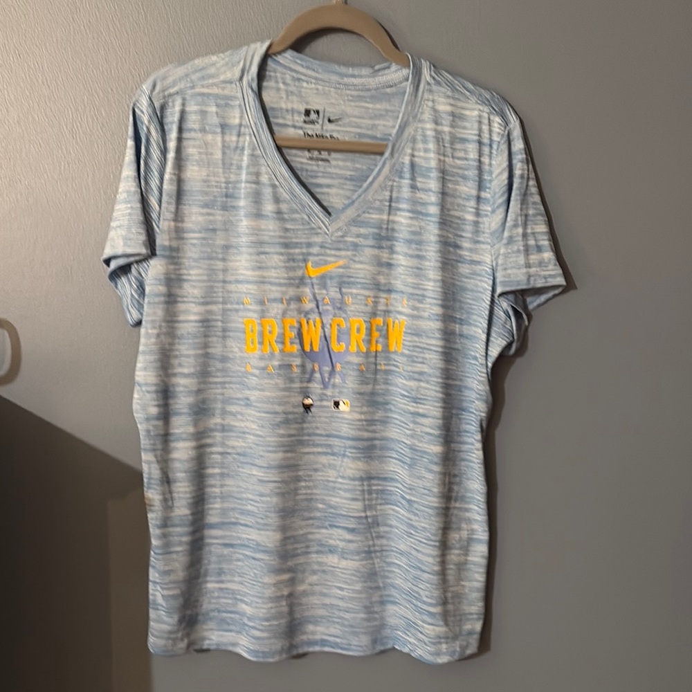 Nike Light Blue Brew Crew Tee XL NWOT